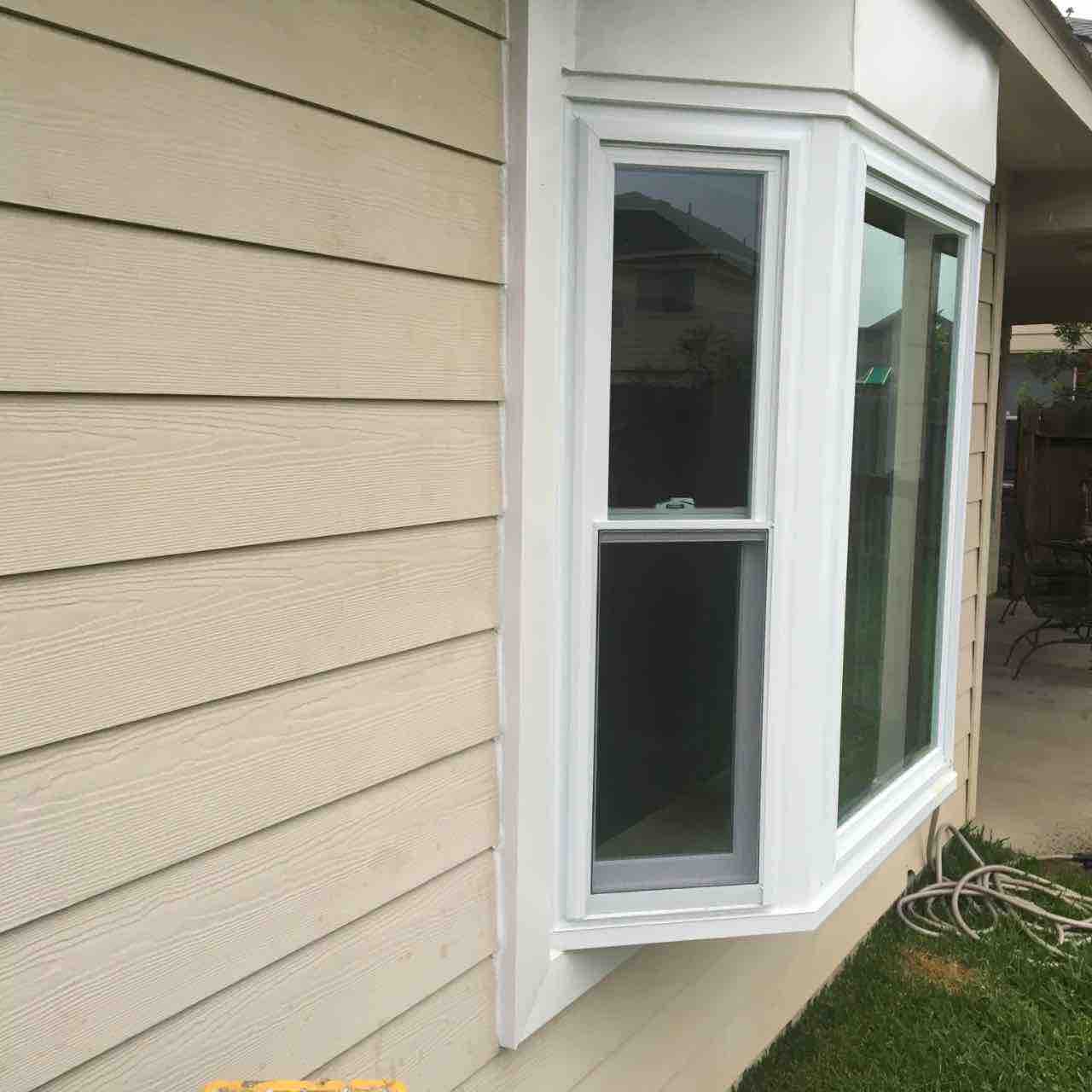 Vinyl Bay Window Dual Pane Low E3 Installation Contractor